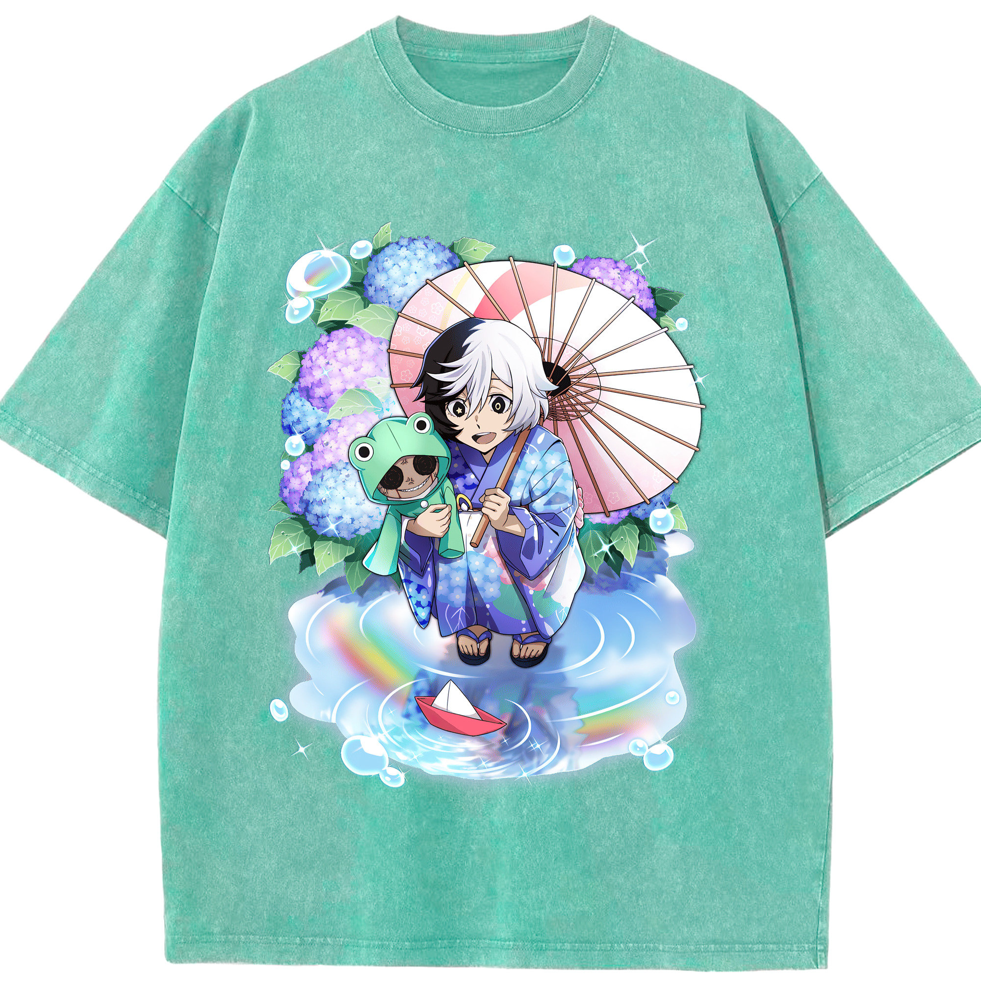 （画像用） 文豪ストレイドッグス Bungo Stray Dogs 綿100% ヴィンテージ風 半袖Tシャツ（フロントプリント）